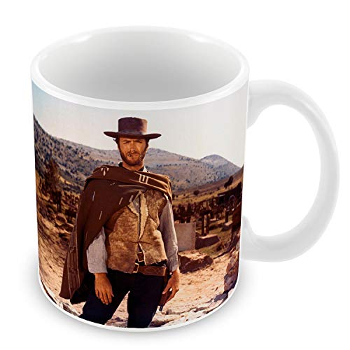 French Unicorn Tasse Clint Eastwood Western Cowboy Altes Kino Original 3 von French Unicorn