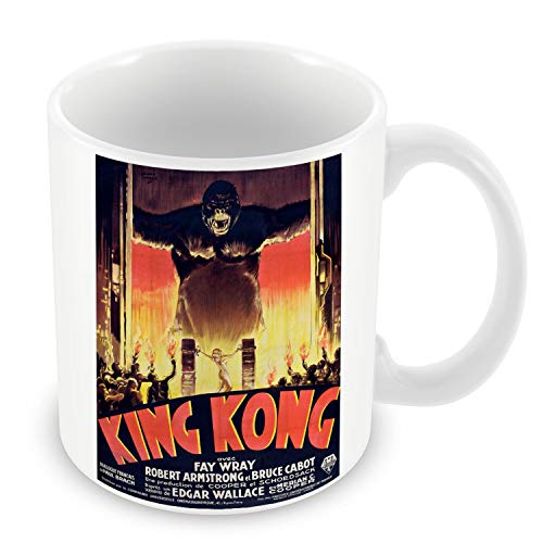 Tasse King Kong Retro Poster Film Retro Kino von French Unicorn