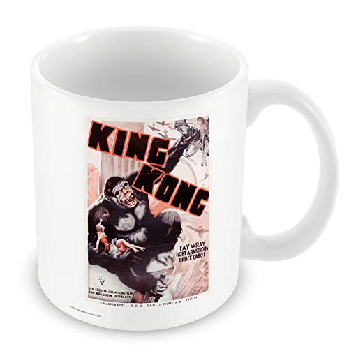 Tasse Poster Vintage Film King Kong Poster Altes Kino Retro von French Unicorn