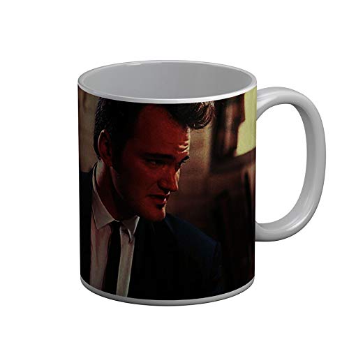 Tasse Quentin Tarantino in Reservoir Dog 1. Film Komödie Schwarz von French Unicorn