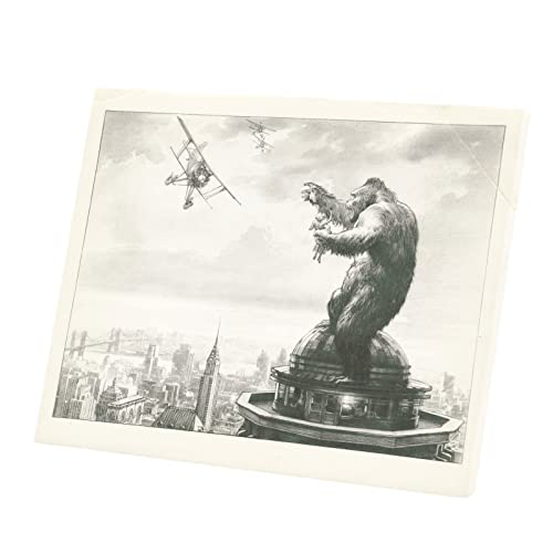 Wandbild Leinwanddruck King Kong Altes Kino Original 3 (38 cm x 30 cm) von French Unicorn