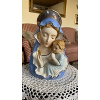 Madonna Mutter Maria Und Jesusbaby Vase von FrenchCountryGirl