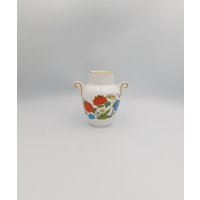 Aynsley Vase, "Famille Rose" Knochen China, Posy Reproduktion Von Xv11 Design Der Ch'ing-Dynastie von FrenchCountryMaison