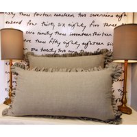 Rüschenkissenbezüge Und Körperkissen Aus Gewaschenem Leinen | Performance Textured|Samt Rüschenkissenbezüge Und Körperkissen Aus Gewaschenem Leinen | Performance Textured|Samt von FrenchVanillaCharm