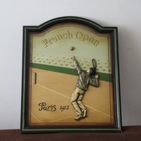 Tennis Wandkunst Antik Kunst Dekor Geschenk Wand Zeichen Retro Vintage Sport von FrenchVintageAntik