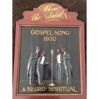 Vintage Evangelium-Wand-Dekor Evangelium-Wandkunst Evangelium-Lied , Musik-Gospel-Sänger von FrenchVintageAntik