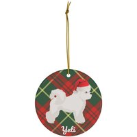 Bichon Frise Ornament | Geschenke Personalisierte Weihnachtsbaum Dekoration Mom Geschenk Dad von FrenchieDogMomCo