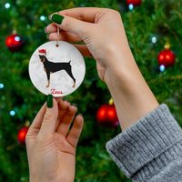 Dobermann Ornament | Pinscher Geschenke Personalisierte Mom Geschenk Custom Weihnachtsbaumschmuck Papa von FrenchieDogMomCo