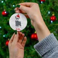 Schnauzer Ornament | Zwergschnauzer Geschenk Personalisierte Mama Custom Weihnachtsbaum Dekoration Papa von FrenchieDogMomCo