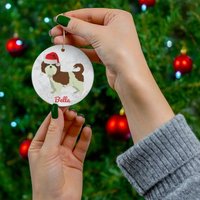 Shih Tzu Schmuck | Geschenke Individuelle Weihnachtsbaum Dekoration Personalisierte Mom Geschenk Angepasster Dad von FrenchieDogMomCo