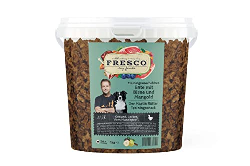 FRESCO Martin Rütter Trainingsköchelchen I Ente, Birne & Mangold I 1kg im Eimer von Fresco