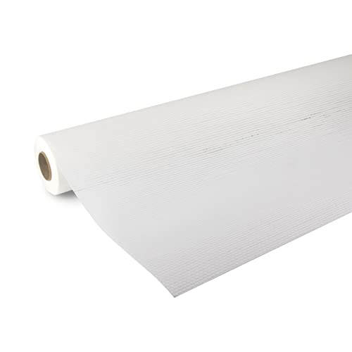 Fresco - Fiberglasrolle - Diamant - 25m - Weiss | Tapeten Wohnzimmer, Wandverkleidung Weiß 2500 x 100 von Fresco