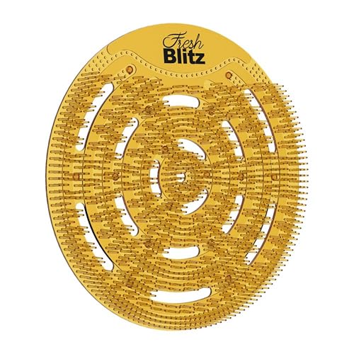 Fresh Blitz - Urinalsieb mit Duft DISC 2.0, Urinaleinlage Einsatz 1 Stück, Pissoirsieb, 30 Tage Frischewirkung, Geruchsschutz für Toiletten, Spritzschutz - Zitrus Fresh Blitz - Urinalsieb mit Duft DISC 2.0, Urinaleinlage Einsatz 1 Stück, Pissoirsieb, 30 Tage Frischewirkung, Geruchsschutz für Toiletten, Spritzschutz - Zitrus von Fresh Blitz
