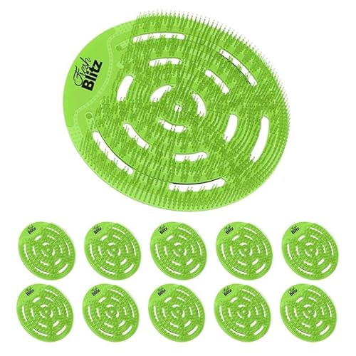 Fresh Blitz - Urinalsieb mit Duft DISC 2.0, Urinaleinlage Einsatz 10 Stück, Pissoirsieb, 30 Tage Frischewirkung, Geruchsschutz für Toiletten, Spritzschutz - Kiwi & Grapefruit Fresh Blitz - Urinalsieb mit Duft DISC 2.0, Urinaleinlage Einsatz 10 Stück, Pissoirsieb, 30 Tage Frischewirkung, Geruchsschutz für Toiletten, Spritzschutz - Kiwi & Grapefruit von Fresh Blitz