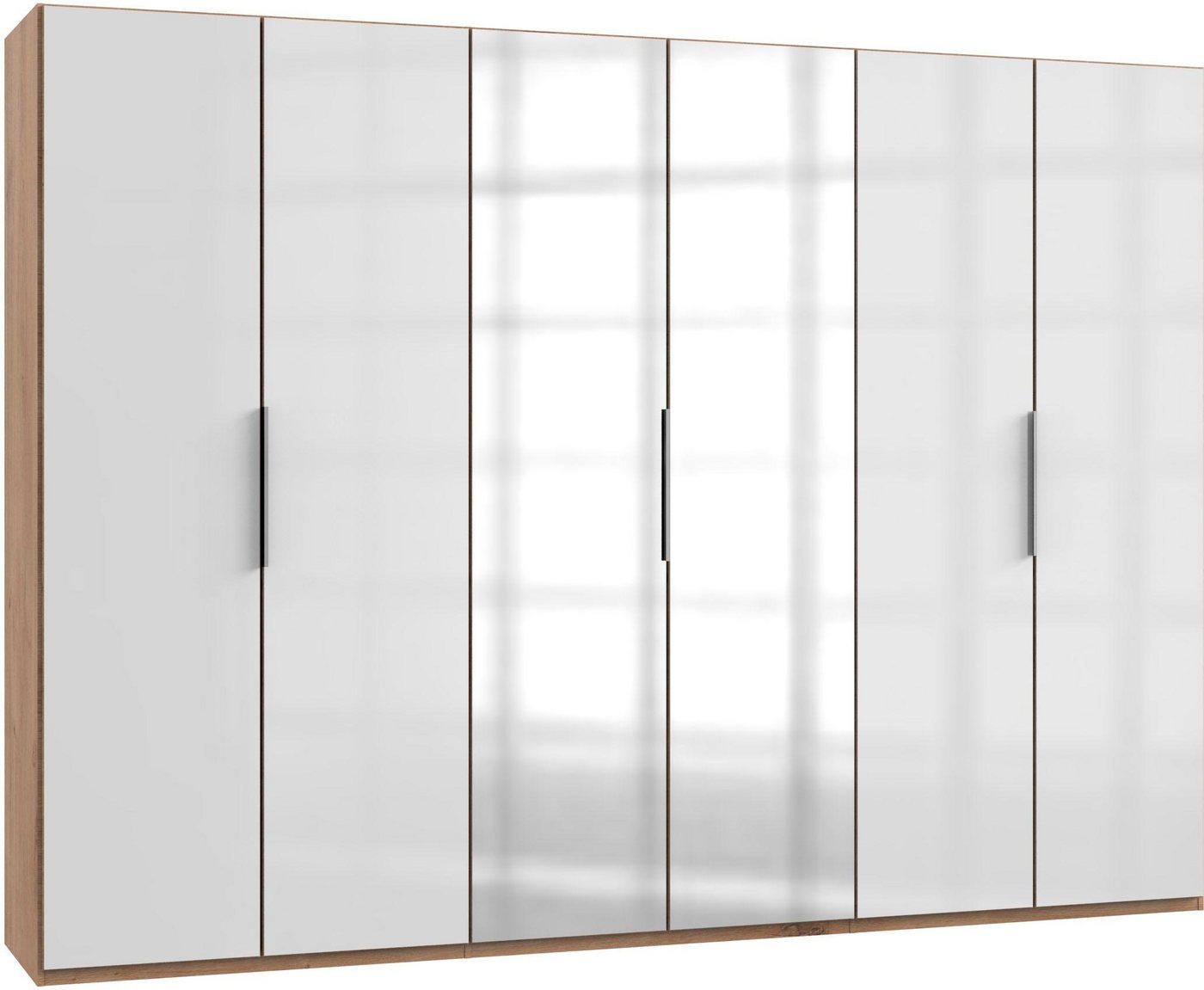 Wimex Kleiderschrank Level by fresh to go mit Glas- und Spiegeltüren von Wimex