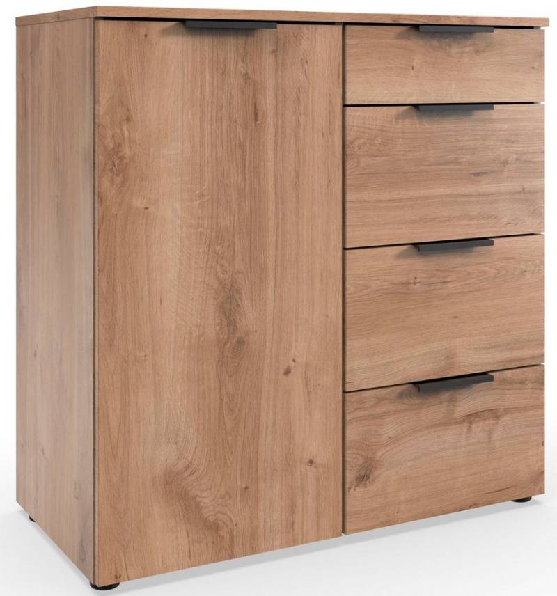Wimex Kombikommode Level by fresh to go, 1-türig mit 4 Schubladen, soft-close Funktion, 81cm breit, 84cm hoch von Wimex