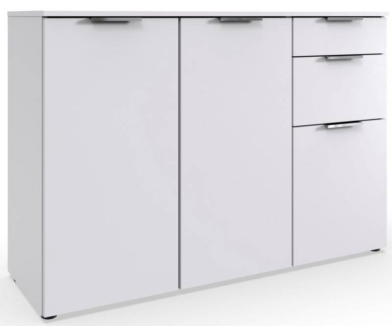 Wimex Kombikommode Level by fresh to go, 3-türig, mit 2 Schubladen und soft-close Funktion, 122cm breit von Wimex