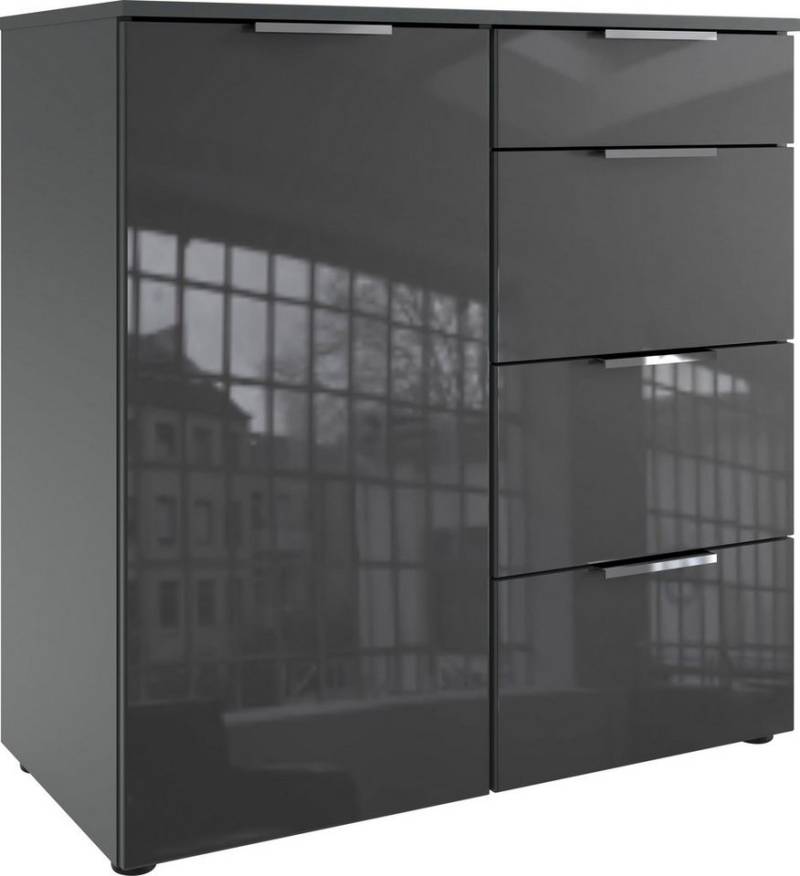 Wimex Kombikommode Level36 C by fresh to go, mit Glaselementen auf der Front, soft-close Funktion, 81cm breit von Wimex