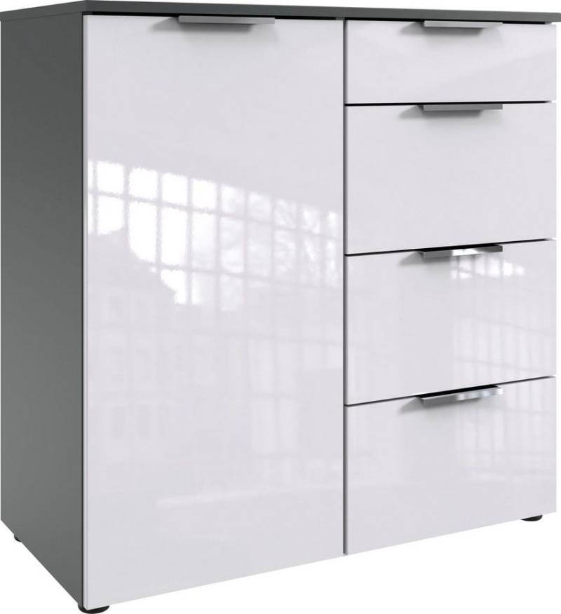 Wimex Kombikommode level36 D by fresh to go, Fronten lackiert Hochglanz, soft-close Funktion, 81cm breit von Wimex