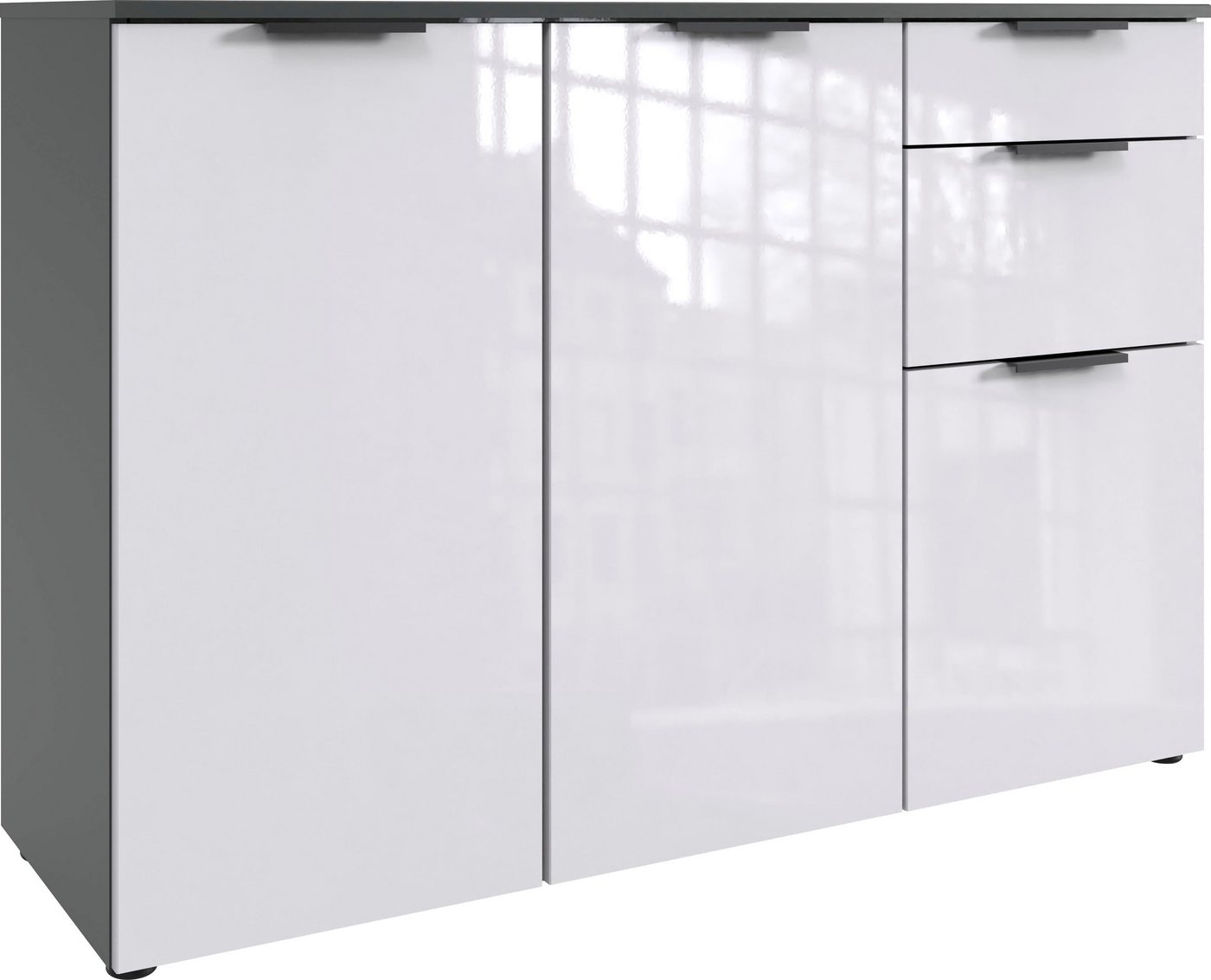 Wimex Kombikommode level36 D by fresh to go, mit lackierten Hochglanz-Fronten, soft-close Funktion, 122cm breit Wimex Kombikommode level36 D by fresh to go, mit lackierten Hochglanz-Fronten, soft-close Funktion, 122cm breit von Wimex