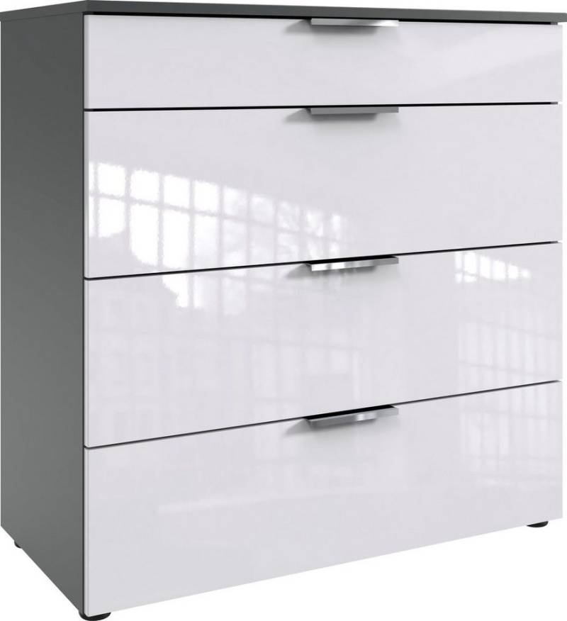 Wimex Schubkastenkommode level36 D by fresh to go, mit soft-close Funktion und Lackfronten, 4 Schubladen, Kommode hoch von Wimex