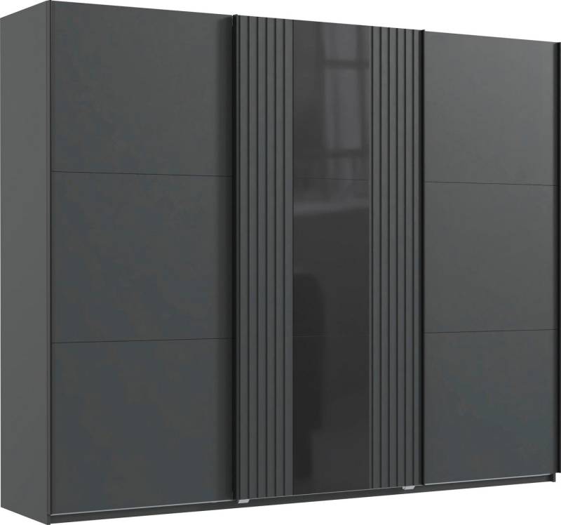 Wimex Schwebetürenschrank Atlanta by fresh to go mit Akustikpaneel Optik (3D Leisten), Lamelle von Wimex