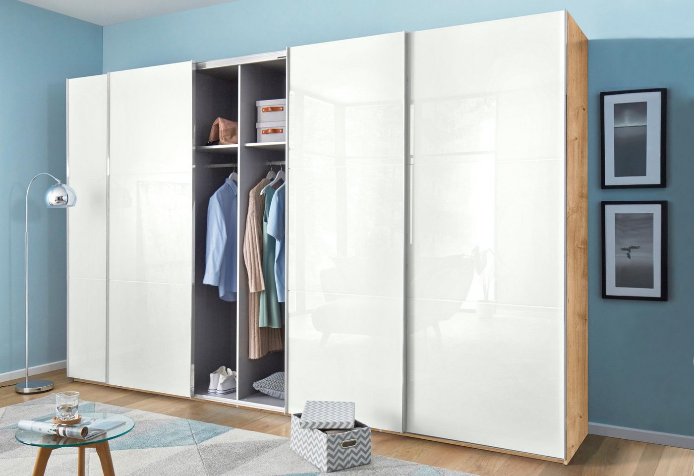 Wimex Schwebetürenschrank Level by fresh to go mit Glastüren und Synchronöffnung Wimex Schwebetürenschrank Level by fresh to go mit Glastüren und Synchronöffnung von Wimex