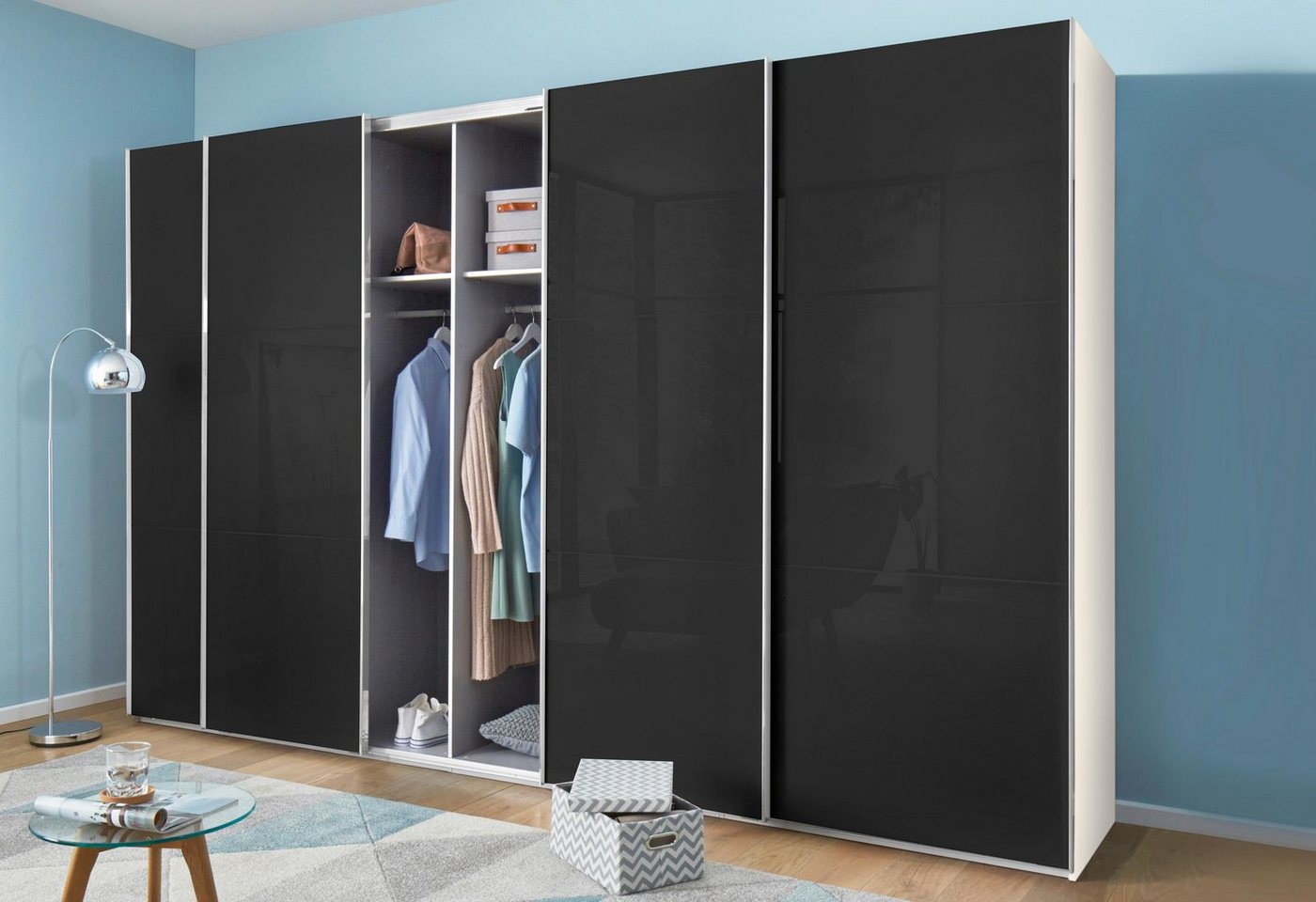 Wimex Schwebetürenschrank Level by fresh to go mit Glastüren und Synchronöffnung Wimex Schwebetürenschrank Level by fresh to go mit Glastüren und Synchronöffnung von Wimex