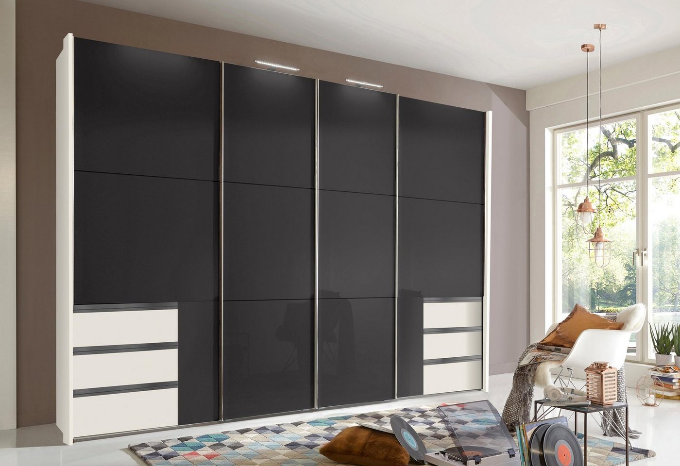 Wimex Schwebetürenschrank Level by fresh to go mit Glastüren und Synchronöffnung Wimex Schwebetürenschrank Level by fresh to go mit Glastüren und Synchronöffnung von Wimex