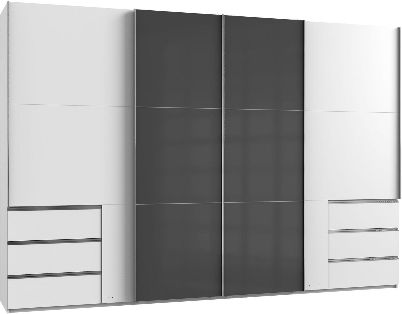 Wimex Schwebetürenschrank Level by fresh to go mit Glastüren und Synchronöffnung Wimex Schwebetürenschrank Level by fresh to go mit Glastüren und Synchronöffnung von Wimex