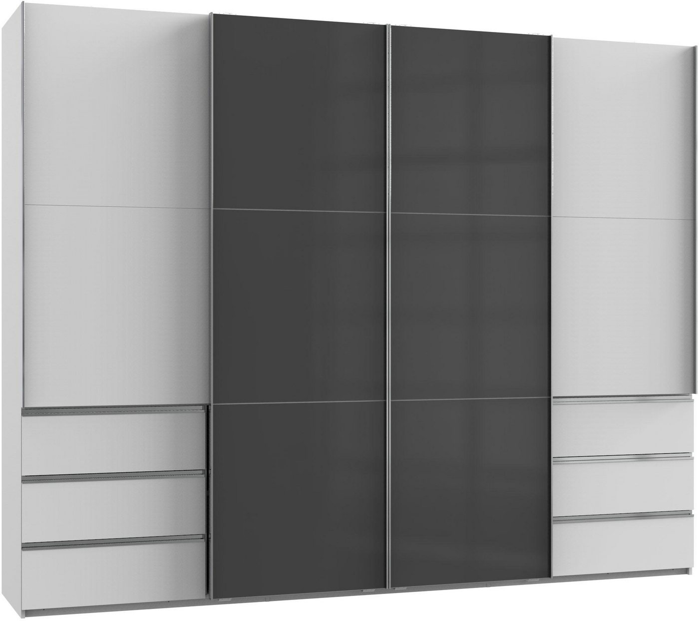 Wimex Schwebetürenschrank Level by fresh to go mit Glastüren und Synchronöffnung Wimex Schwebetürenschrank Level by fresh to go mit Glastüren und Synchronöffnung von Wimex