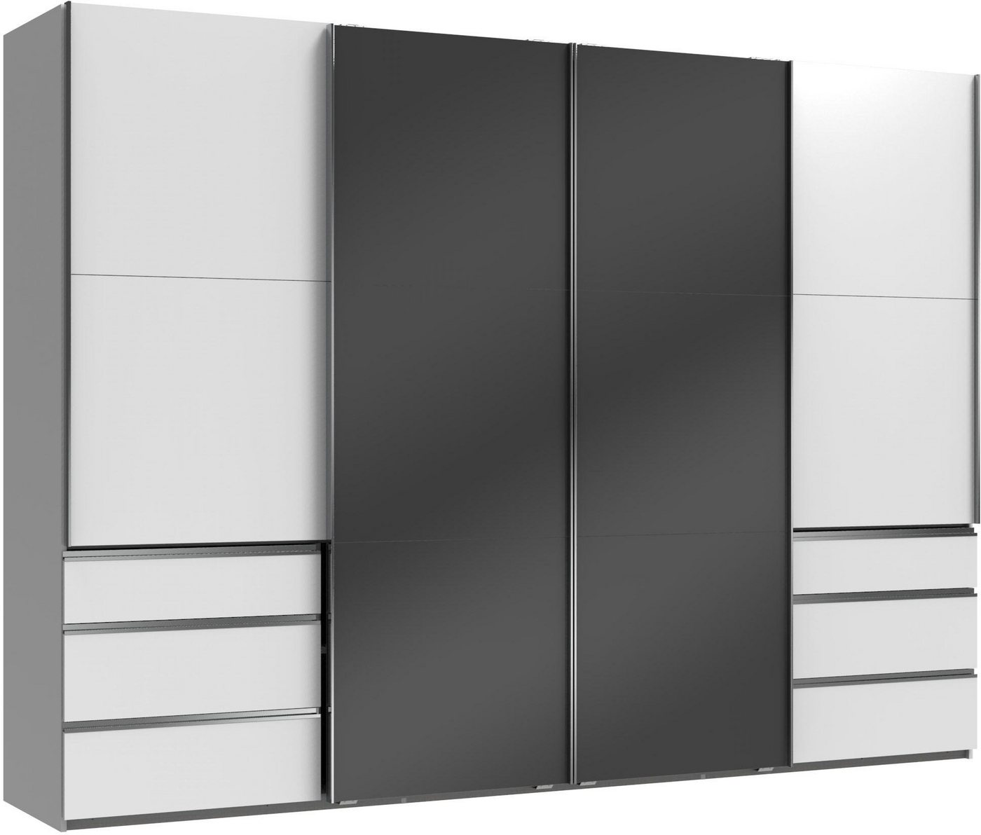 Wimex Schwebetürenschrank Level by fresh to go mit Glastüren und Synchronöffnung Wimex Schwebetürenschrank Level by fresh to go mit Glastüren und Synchronöffnung von Wimex