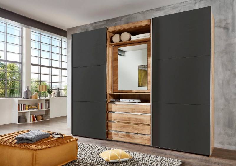 Wimex Schwebetürenschrank Magic by fresh to go mit drehbarer Spiegeltür von Wimex
