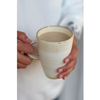 Weiß Keramik Becher Keramikbecher Kaffeetasse Groß Kaffeebecher Handgemachte Rustikale Große Teetasse Weiß Keramik Becher Keramikbecher Kaffeetasse Groß Kaffeebecher Handgemachte Rustikale Große Teetasse von FreshPottery