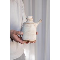 steingut Olivenöl Flasche, Keramik Essig Karaffe, Sojasauce Menage von FreshPottery
