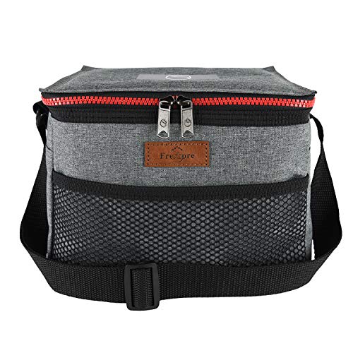 Freshore Isolierter Kühlergrill-Lunchbag, S Dunkelgrau, 25 x 15.5 x 18.5 cm von Freshore