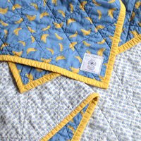 Banane Baby Quilt, Quilt Handgemacht, Volltuch Geschenk Jungen, Mädchen, Gender Neutral Neues Baby, Obst Druck von FreshwaterQuilts