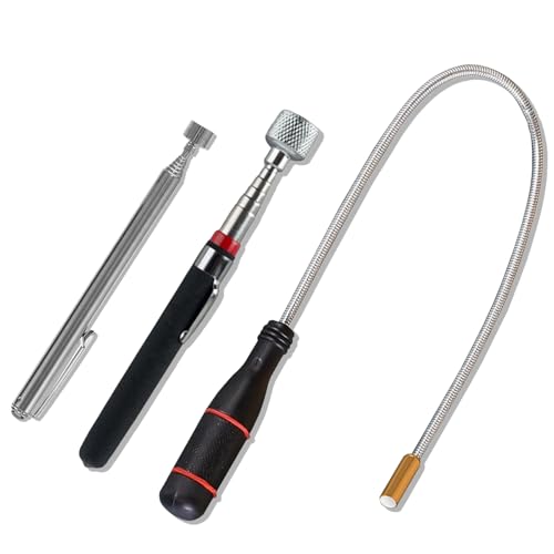 Tragbares Teleskop-Magnet-Aufnahmewerkzeug, flexible Magnetaufhebungswerkzeuge, Teleskop-Magnet mit rutschfestem Griff, handliches magnetisches Werkzeug mit Taschenclip, zum Aufheben von Schlüsseln Tragbares Teleskop-Magnet-Aufnahmewerkzeug, flexible Magnetaufhebungswerkzeuge, Teleskop-Magnet mit rutschfestem Griff, handliches magnetisches Werkzeug mit Taschenclip, zum Aufheben von Schlüsseln von Fresilkora