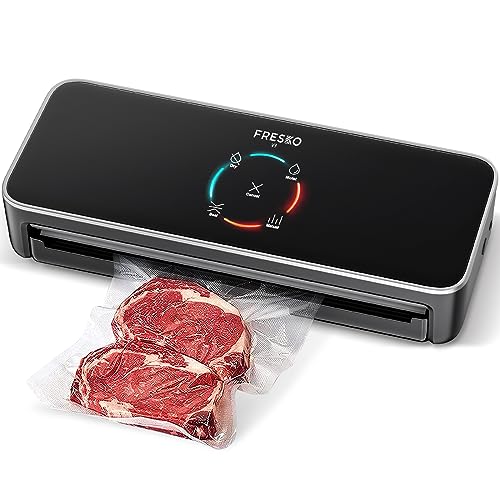 FRESKO Machine Sous Vide Alimentaire avec Mode Sec et Humide, Automatique Appareils de Sous Vide, Inclus 10 Sacs de Mise sous Vide (V3) von Fresko