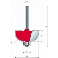 Bohrer für konkave Abrundungen Freud 31,8 H12,7/55,2 Q8 Z2 - F03FR01704 -30-10408P Bohrer für konkave Abrundungen Freud 31,8 H12,7/55,2 Q8 Z2 - F03FR01704 -30-10408P von Freud