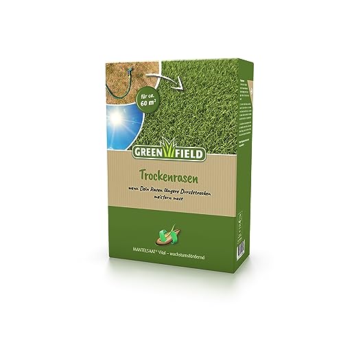 Greenfield Trockenrasen Rasen Samen Mantelsaat® Vital 2 kg für ca. 60m² von Freudenberger