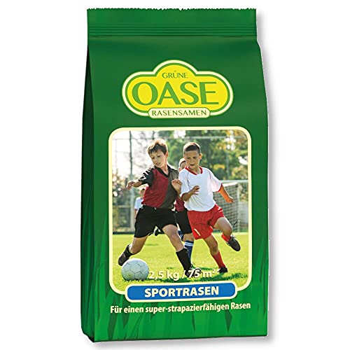 Oase Sportrasen 2,5 kg Rasensamen Gras Samen Rasen Sport Familie Robust von Freudenberger