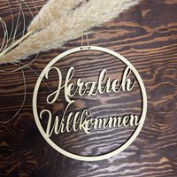 Herzlich Willkommen Türschild Herzlich Willkommen Türschild von Freudenbringerbyetsy
