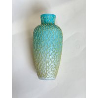 Aufregende Korallen Vase Überfangglas von FreudenhausvonSu