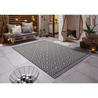freundin Home Collection Teppich "Breeze", rechteckig, 8 mm Höhe, In-& Outdoor, Wetterfest, Balkon, Garten, Wohnzimmer, Rauten von Freundin Home Collection