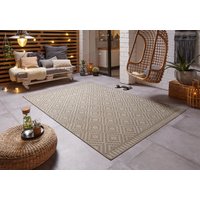 freundin Home Collection Teppich "Breeze", rechteckig, 8 mm Höhe, In-& Outdoor, Wetterfest, Balkon, Garten, Wohnzimmer, Rauten von Freundin Home Collection
