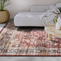 freundin Home Collection Teppich "Aurora", rechteckig, 5 mm Höhe, Kurzflor, Anti Rutsch, Orient, Vintage, Klassisch, Wohnzimmer, Flur freundin Home Collection Teppich "Aurora", rechteckig, 5 mm Höhe, Kurzflor, Anti Rutsch, Orient, Vintage, Klassisch, Wohnzimmer, Flur von Freundin Home Collection