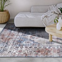 freundin Home Collection Teppich "Meridiem", rechteckig, 5 mm Höhe, Kurzflor, Anti Rutsch, Orient, Vintage, Klassisch, Wohnzimmer, Flur freundin Home Collection Teppich "Meridiem", rechteckig, 5 mm Höhe, Kurzflor, Anti Rutsch, Orient, Vintage, Klassisch, Wohnzimmer, Flur von Freundin Home Collection