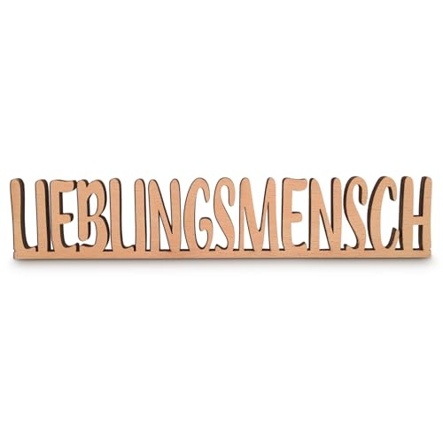 Freutopia® - Lieblingsmensch Geschenk, für einen lieben Menschen, BFF, beste Freundin, Freundin, handgefertigt in Deutschland aus Buchenholz von Freutopia