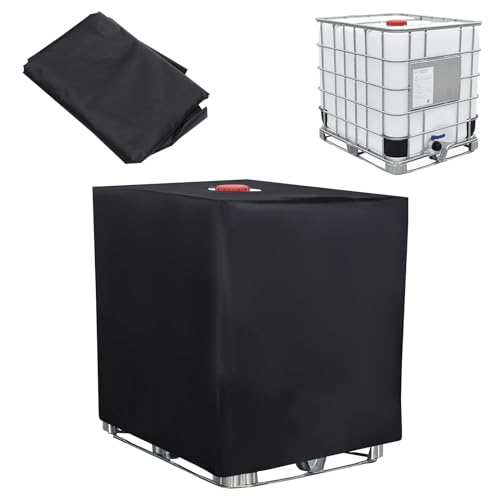 Frevoitna 120×100×116cm Abdeckplane Wasserdicht, IBC Tank Abdeckung, 1000 Liter Wassertank Zubehör, Wassertank Schutzhülle, 1000-Liter-Wassertankabdeckung für den Außenbereich, IBC Tank Deckel Frevoitna 120×100×116cm Abdeckplane Wasserdicht, IBC Tank Abdeckung, 1000 Liter Wassertank Zubehör, Wassertank Schutzhülle, 1000-Liter-Wassertankabdeckung für den Außenbereich, IBC Tank Deckel von Frevoitna